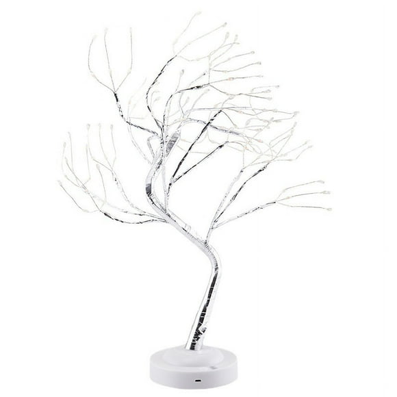Bonsai Tree Lamp, 108 LED Branch Lights, Artificial Tree Lamp Battery/USB Operated, DIY Bonsai Tree Lamp Table Tree Branch Desk Lamp for Wedding Christmas