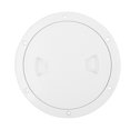 thumbnail image 1 of Unique Bargains 6inch White Circular Non Slip ABS Inspection Hatch Deck with Detachable Cover, 1 of 8