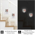 thumbnail image 6 of Coral LED Square Night Lights - Bright and Compact Bedroom or Bathroom Lighting Solution with Auto on/Off Sensor - Set of 2 Square Shaped Nightlights, 6 of 6