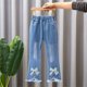 thumbnail image 5 of Pantalones vaqueros largos, ropa para niños, vaqueros para niñas, moda de primavera y verano, pantalones de talla mediana para niños, pantalones largos para niños, pantalones vaqueros para niñas, 5 of 5