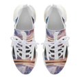 thumbnail image 6 of Sunset Scenery Fashion Women's Nurse Shoes Casual Flat Sneaker Print Ladies Lace Up Light Walking Shoe Breathable Footwear, 6 of 8