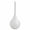 White, variant on 1 PCS Elegant Toilet Brush Set, Toilet Brush and Holder Set, Brushed Nickel Modern Bathroom Brush with Anti-Splash Shield 360° Cleaning, ABS Plastic Rust-Proof Waterproof Toilet Bowl Cleaner