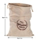 thumbnail image 3 of Bolsa de Pan Reutilizable con Cordon onlyliua Lino Almacenamiento de Alimentos Cocina Natural Sin Blanquear, 3 of 6