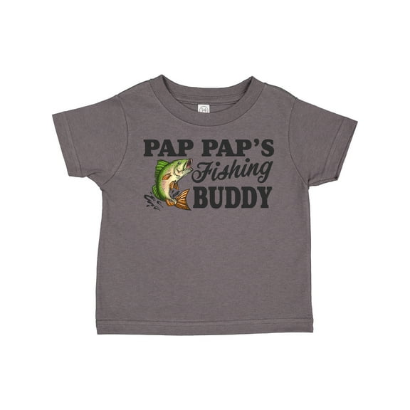 Inktastic Pap Pap's Fishing Buddy Boys Toddler T-Shirt