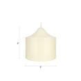 thumbnail image 2 of Mega Candles 1 pc Unscented Ivory Dome Top Round Pillar Candle, Hand Poured Premium Wax Candles 3 Inch x 3 Inch, Home Décor, Wedding Receptions, Baby Showers, Birthdays, Celebrations, Party & More, 2 of 2