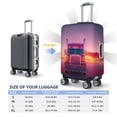 thumbnail image 2 of Sunset Truck Highway Luggage Cover Anti Scratch, Elastic Suitcase Protector Suitcase Covers for Luggage Fits 18-32 Inch Luggage, 2 of 5