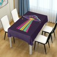 thumbnail image 4 of Yayeee Tablecloths 60" x 120" Rectangle Wrinkle Resistant Party Table Cover, Colorful UFO, 4 of 8