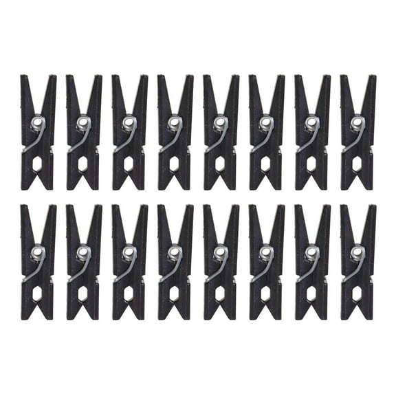 HEALEEP 100Pcs Mini Plastic Clips Wall Hanging Photo Clip For Home Decorations