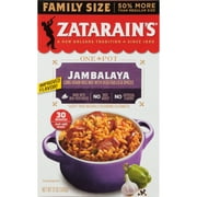 Zatarain's No Artificial Flavors Gluten Free Family Size Jambalaya Rice Dinner Mix, 12 oz Box