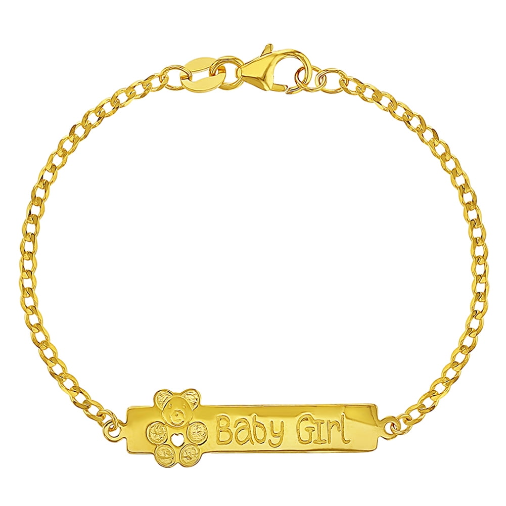 gold charm bracelet for baby girl