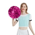 thumbnail image 2 of Cheerleader Pom Poms Multicolor Cheerleading Pom Poms for Team Dance Performance Accessory, 2 of 4