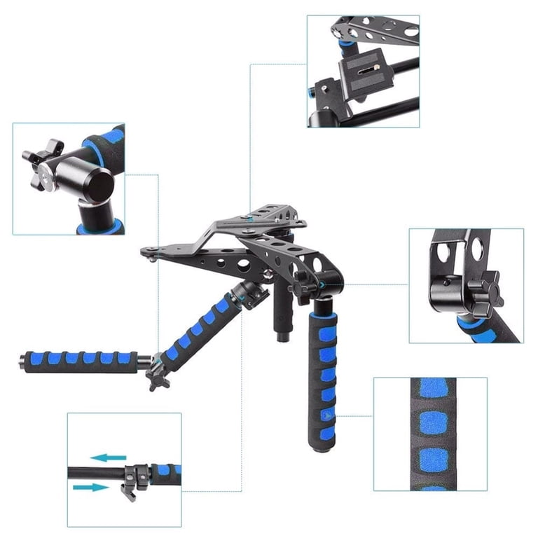 Tizuqe Camera Shoulder Rig, Video Film Making System Kit for DSLR
