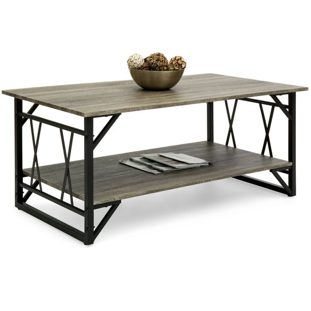 Best Choice Products Modern Contemporary Wooden Coffee Table For Living Room Office W Open Shelf Storage Metal Legs Com - What Wood Is Best For Coffee Tables Best Choice Products Modern Contemporary Wooden Coffee Table For Living Room Office W Open Shelf Storage Metal Legs Com - What Wood Is Best For Coffee Tables