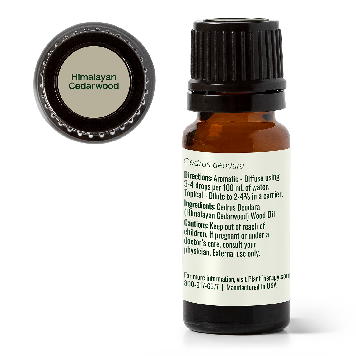 Plant Therapy Himalayan Cedarwood Essential Oil 10 mL (1/3 oz) 100% Pure, Undiluted, Therapeutic Grade