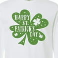 thumbnail image 4 of Inktastic Happy St. Patrick's Day Shamrock in Green Long Sleeve T-Shirt, 4 of 5