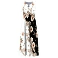 thumbnail image 4 of Robes d'Été pour les Femmes 2023 Causal Ourlet A-Ligne Fluide Mini Robe Blouse, 4 of 5