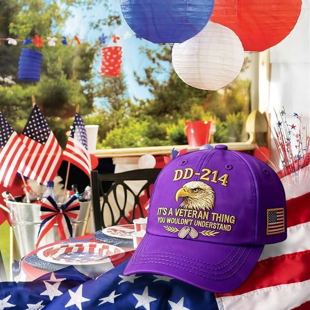 Gorra 214 Veterans Matter | Gorra de béisbol de servicio militar para hombre | Regalo patriótico para soldados retirados y el Día de los Veteranos
