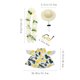 thumbnail image 3 of Summer Outfit Set For 23 Inch Porch Geese Suitable For Lawns Porch Geese Floral Dress Good For Summer Beach Decor, 3 of 8