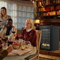 thumbnail image 3 of Tuekys 24 Bottles Wine Fridge, 29.7 inch Freestanding Compact Mini Wine Refrigerator with 40f-65f Digital Temperature Control for Red, White, Champagne, 3 of 7