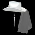 thumbnail image 4 of Riforla Hats Bride Western Cowboy Hat for Girls or Women for Party Wedding and Birthday Hats for Woman WH2, 4 of 5