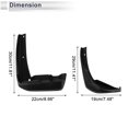 thumbnail image 3 of Unique Bargains 1set Front and Rear Mud Flaps Splash Guards Mud Guards for Mazda 3 1.6(Hatchback) 2006-2011 W/Mount Accessories, 3 of 6