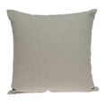 thumbnail image 2 of 20" x 7" x 20" Decorative Transitional Beige Pillow Cover With Poly Insert, 2 of 3