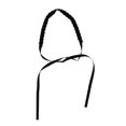 thumbnail image 1 of Diadema nupcial hecha a mano con cuentas de cristal, diadema para el cabello con lazo., 1 of 9