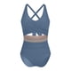 thumbnail image 1 of Traje de Baño con Falda Inferior Conservador Color Sólido Traje de Baño, 2025 Primavera Moda Dividida Conjunto Conjunto, 1 of 8