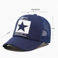 thumbnail image 4 of Adjustable Ponytail Mesh Baseball Cap 21.3-23.6 in Breathable Sun Protection Hat for Women Sports Travel Daily, 4 of 10