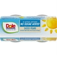 thumbnail image 2 of (4 Pack) Dole No Sugar Added Diced Pears, 4 oz, 2 of 5