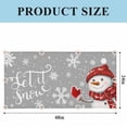 thumbnail image 6 of Christmas Snowman Fluorescent Light Covers for Ceiling Lights 4x2 feet,3 Pack Magnetic Light Filters for Classroom,Xmas Let Snow Winter Snowflake Grey Fluorescent Light Shade Panel for Office School, 6 of 9