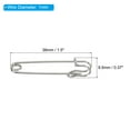 thumbnail image 2 of Uxcell Safety Pins 1.5 inch Large Metal Sewing Pins Silver Tone 20Pcs, 2 of 5