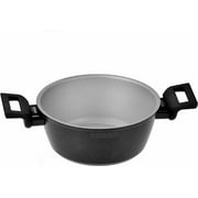 Salutella Zerocolor Non Stick 5 qt Stock Pot, Black