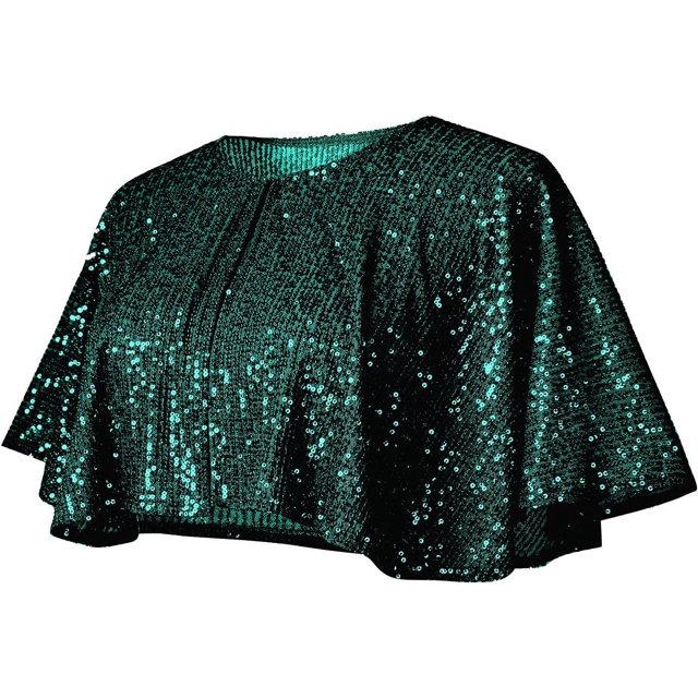 Sleeveless Double V-Neck Long Mermaid Sequin Formal Evening Dresses