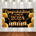 thumbnail image 1 of LLQkigsxse Outdoor Banner Stand with Base Graduation Season Banner Background Cloth Graduation Party Decoration Hanging Flag Party Decoration Props Photo Backgrounds, 1 of 3