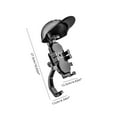 thumbnail image 3 of Kchsji Motorcycle Phone Holder with Helmet Rain Sun Shield Octodontic Fixed Mount for Navigation GPS Cell Phone Secure Grip for Motorcycles Scooter Outdoor Riding Adjustable Mount Mobile, 3 of 6