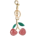 thumbnail image 3 of Cherry Bag Charms,Cute Purse Keychain,Key Chains Women Cute,Car keyrings leather handbags,Valentines Day Gifts, 3 of 13