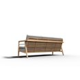 thumbnail image 5 of Curated Maison Daniele 86" Teak Deep Seating Outdoor Sofa with Charcoal Cushion, 5 of 5