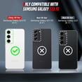 thumbnail image 2 of Compatible for Samsung Galaxy S23 FE Case: [NOT FIT S24 FE] S23FE Case with Slide Camera Cover + 2X Tempered Glass Screen Protector, Military-Grade with Kickstand for Galaxy S 23FE, Black, 2 of 24