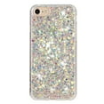 thumbnail image 5 of for iPhone 7 / 8 / SE 2022 & 2020 Glitter Case, Cute Bling Sparkle Shiny Slim Soft Silicone Reflective Clear TPU Bumper Women Girls Shockproof Protective Case for iPhone 7 / 8 / SE 2022 & 2020, White, 5 of 6