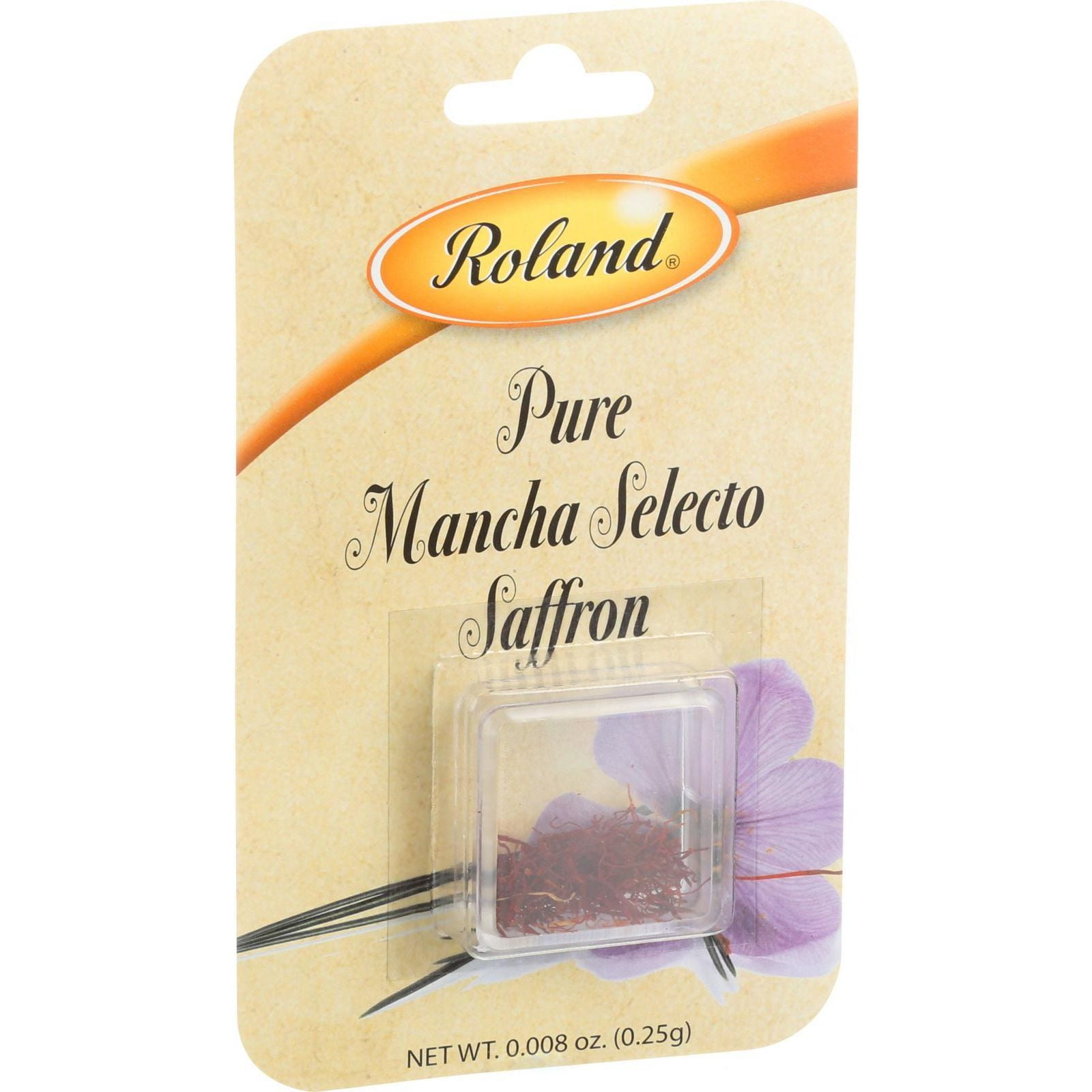 Roland Products Saffron Glass Vial .25 g Case of 10 by