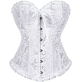 thumbnail image 1 of Corsé de pecho completo para mujer, corsé bustier gótico vintage, 1 of 5