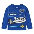 thumbnail image 3 of Disney Cars Lightning McQueen Long Sleeve Shirt (Boys), 3 Pack, Sizes 3T-7, 3 of 7