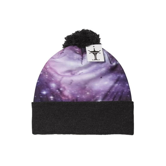 Top Headwear Sublimation Cuffed Beanie - Galaxy 900 - Short - Grey
