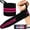 Black/Pink, variant on RDX Weight Lifting Wrist Support Wraps, IPL USPA Approved, Elasticated Pro 18” Cotton Straps, Thumb Loop, Powerlifting Bodybuilding Fitness Strength Gym Training WOD Workout, Gymnastics Calisthenics