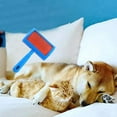 thumbnail image 2 of Cepillo de aseo para mascotas Slicker con mango de silicona, cepillo de masaje para la muda de pelo para perros, 2 of 5