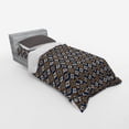 thumbnail image 2 of Ambesonne Boho Bedding Set 3 Pcs, Geometrical Pattern, Twin, Orange Blue and White, 2 of 2