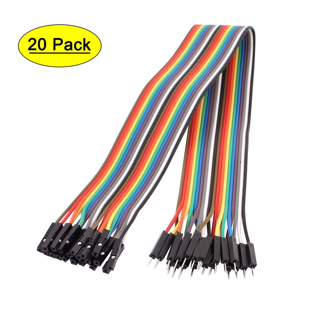 26AWG 2.54mm Dupont Jumper Cables 20/30cm 2~10Pin Female Breadboard GPIO Arduino 