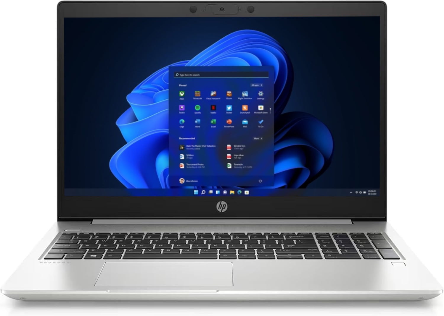 HP ProBook 450 G7 15.6" FHD IPS Business Laptop, Intel Core i5-10210U 1.6GHz, 16GB RAM 256GB NVMe SSD, CAM, Windows 11 Pro Grade B