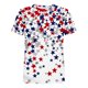 thumbnail image 2 of Mujeres Manga Corta Tops Cuello Redondo Impreso Casual Blusa, Imitación Rack Camiseta para el Verano, Lavado de Manos Casa Y Uso Diario, 2 of 5